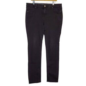 American Eagle Outfitters Skinny Super Stretch Jeans Black Size 18 Long Women's